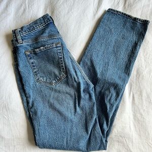 abercrombie high rise dad jeans